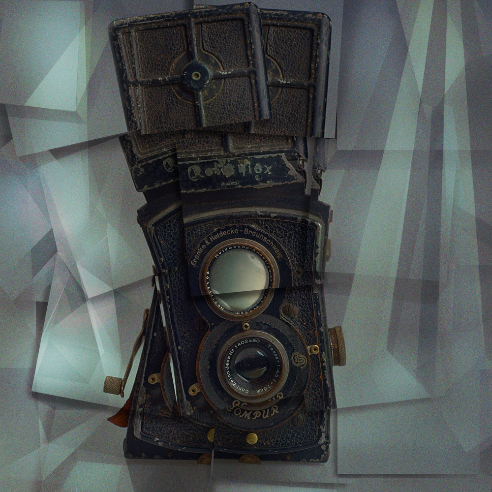 Cubist Camera Advertising concept