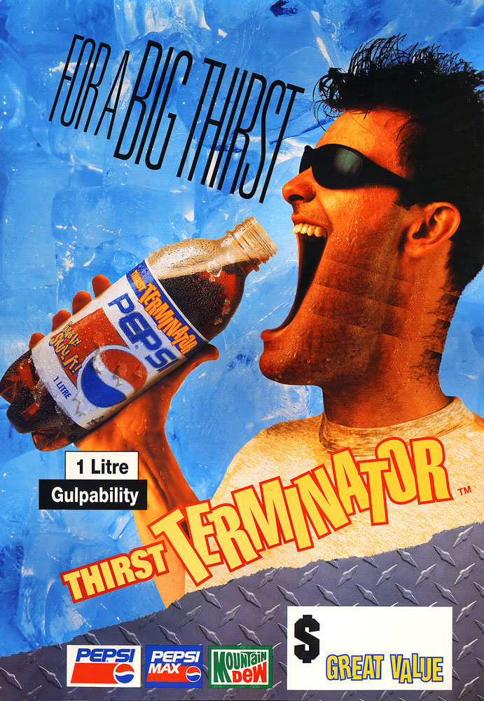 Pepsi big gulp advertising Australia