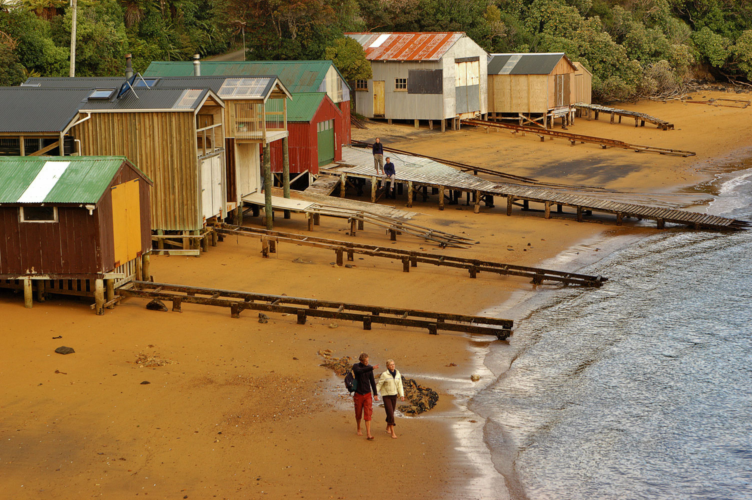 Boat Sheds Stweart Island