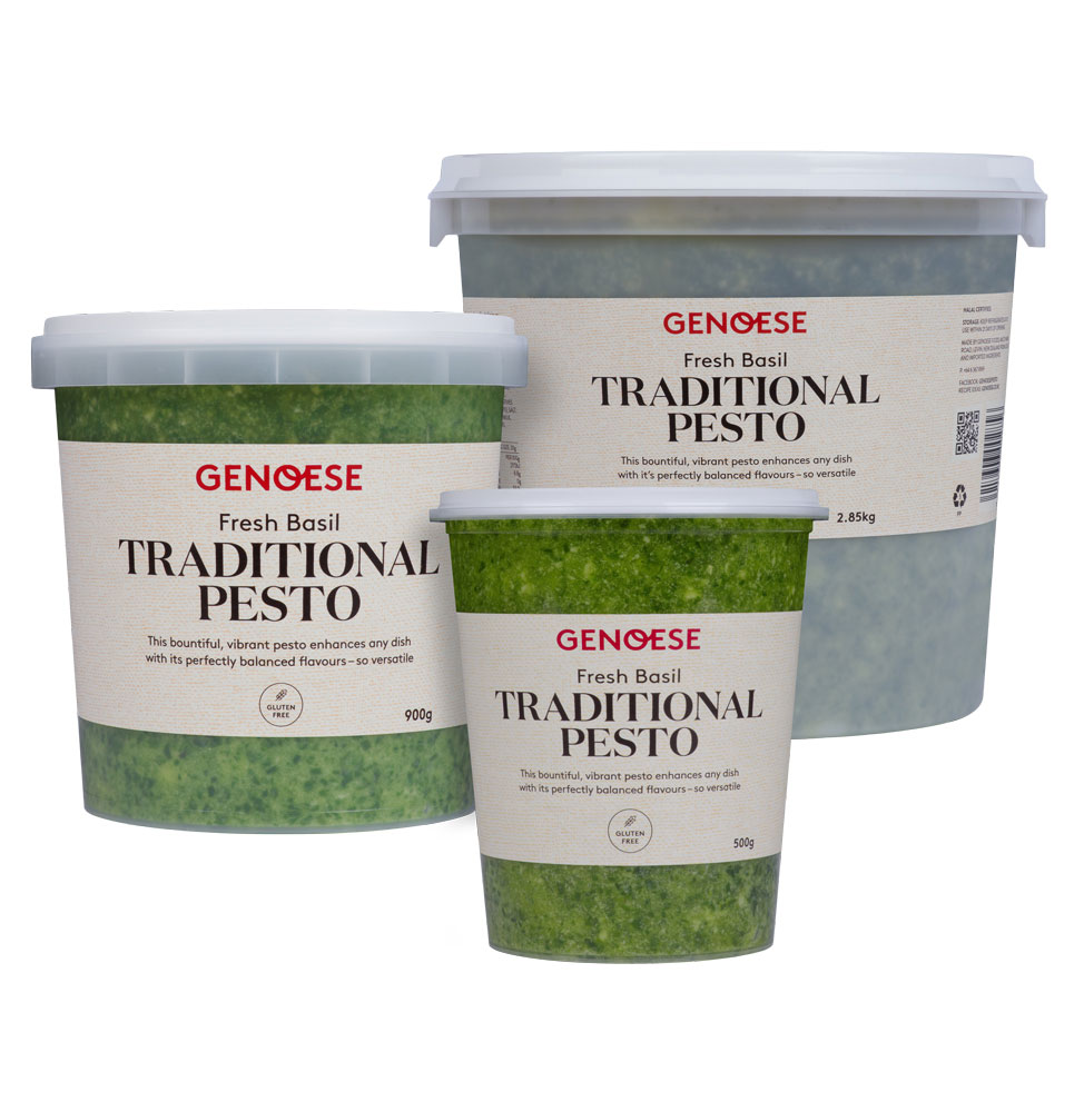 Genoese pesto pack shots