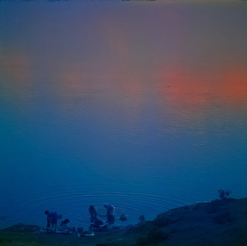 Wash day in India