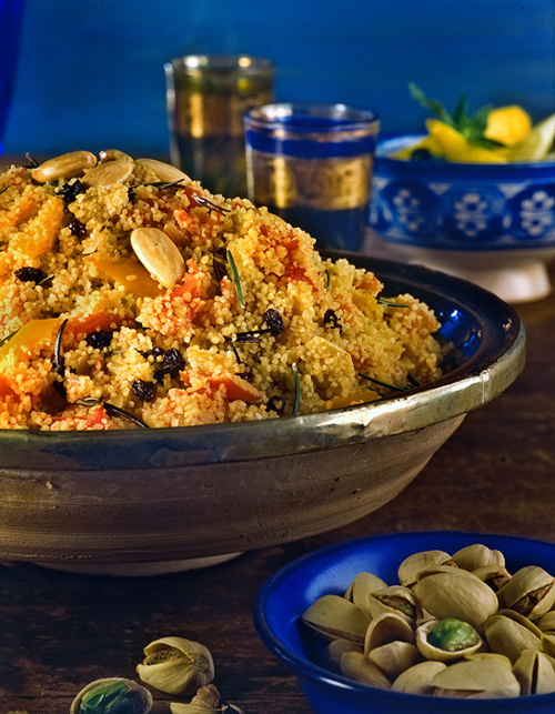 Couscous and pecan nuts, Well Being Magazine