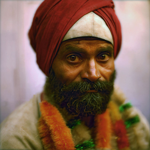 India man and his turban